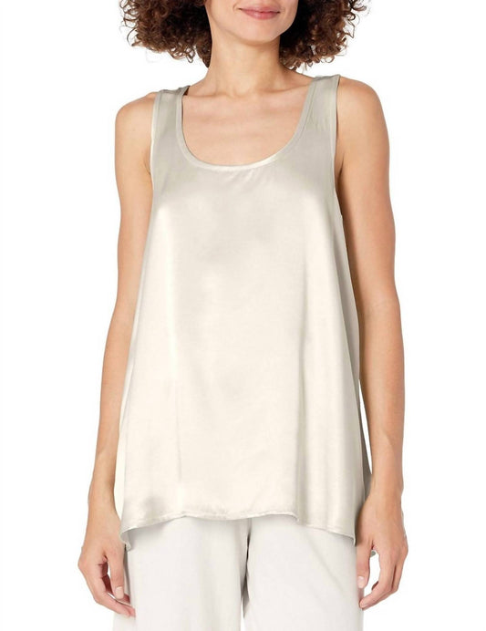 Laura Satin Racerback Tank
