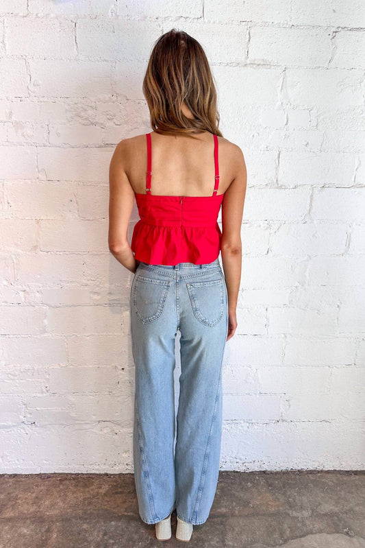 Free People - Aster Straight Leg Jean