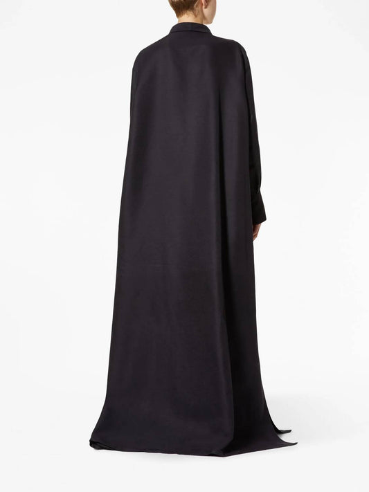 Valentino - Graphic Print Faille Shirt Dress