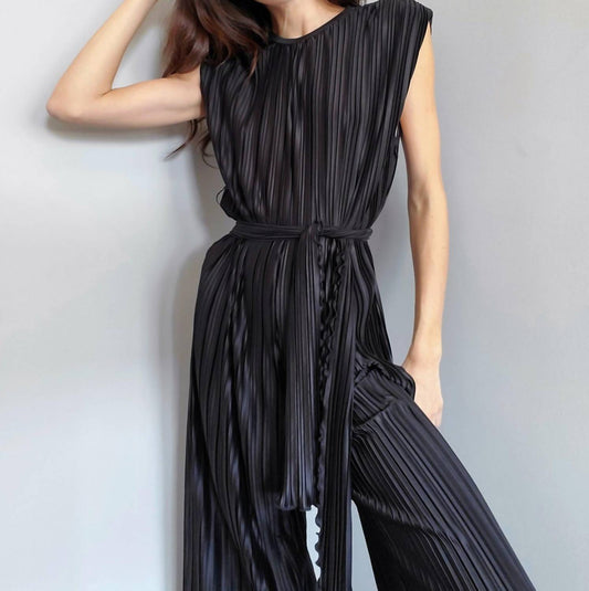 Lblc The Label - Sophia Pleated Jumpsuit