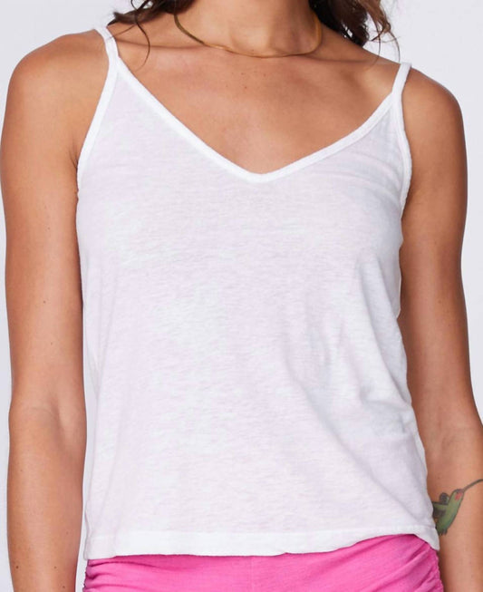 Monrow - Women's Spaghetti V Tank Top