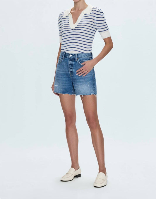 Pistola - Billie Pleat Sleeve Polo