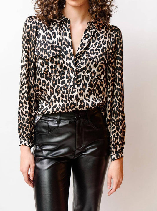 Lanna Leopard Blouse