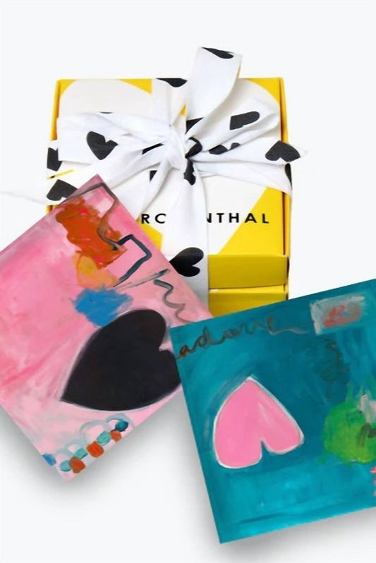 Kerri Rosenthal - Pure And Adore Block Of Love Decor Two Piece Set