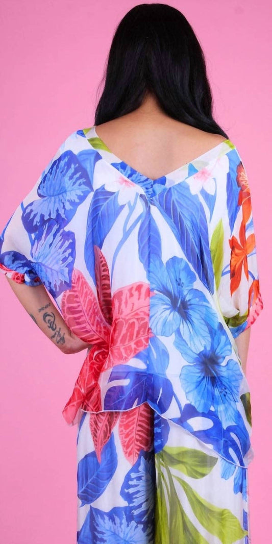 Gigi Moda - Women's Lizane Tropical Print Blouse