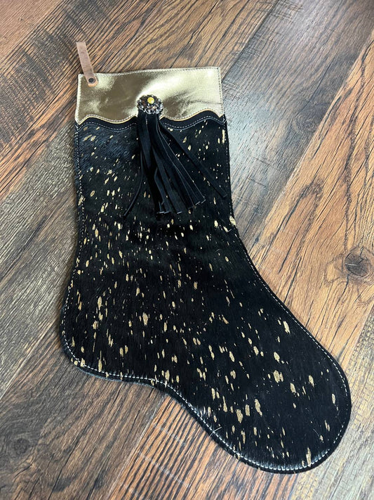 Showman - Cowhide Leather Christmas Stocking