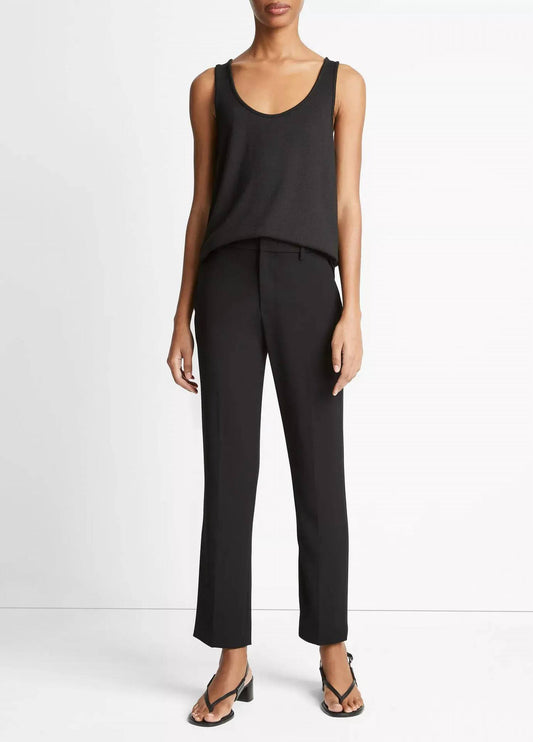 Vince - Crepe Tailored Straight Leg Pants