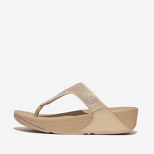 Fitflop - Women's Lulu Crystal Embellished Toe-post Sandal