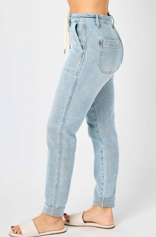 Judy Blue - High Waist Vintage Double Cuff Jogger