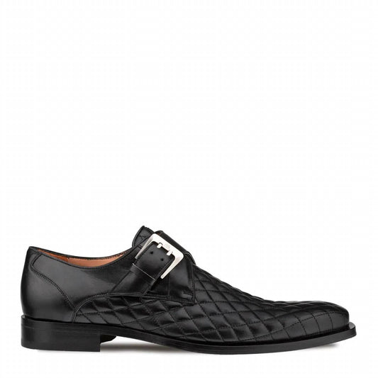 Mezlan - Men's Quilted Monk Strap Dress Shoe