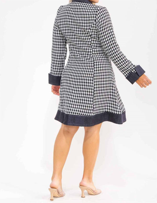 Karen T Design - Plaid Coat Dress