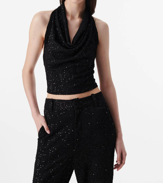 Iro - Masanne Sequin Halter Top