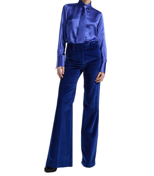 Barbara Bui - Velvet Wide Leg Trousers