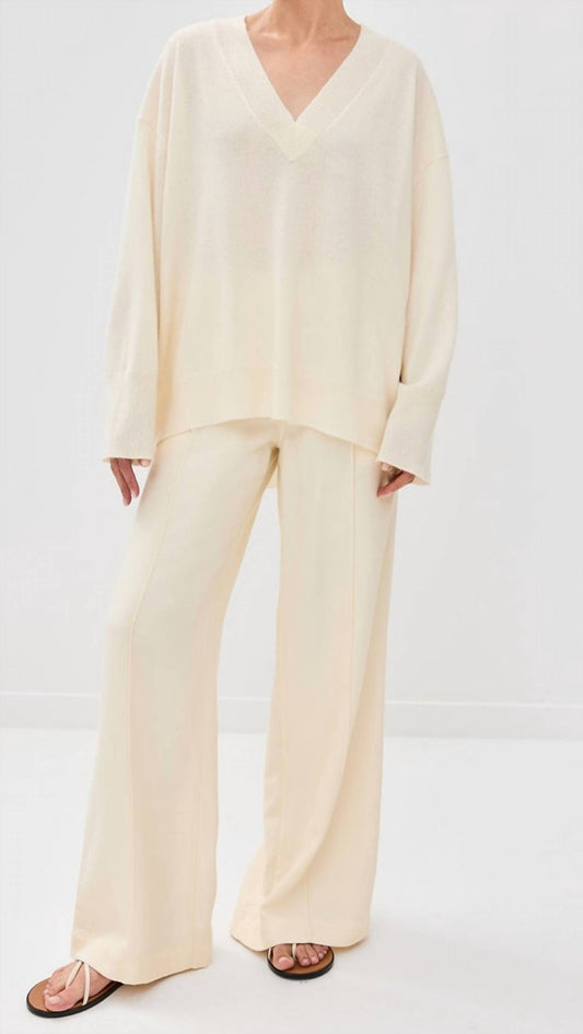 Sablyn - Nylah Cashmere Boyfriend V-neck Sweater