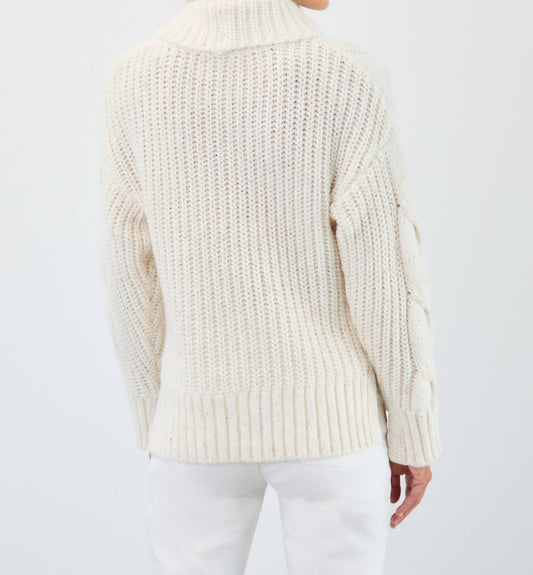 Fdj - Cowl Neck Cable Sweater