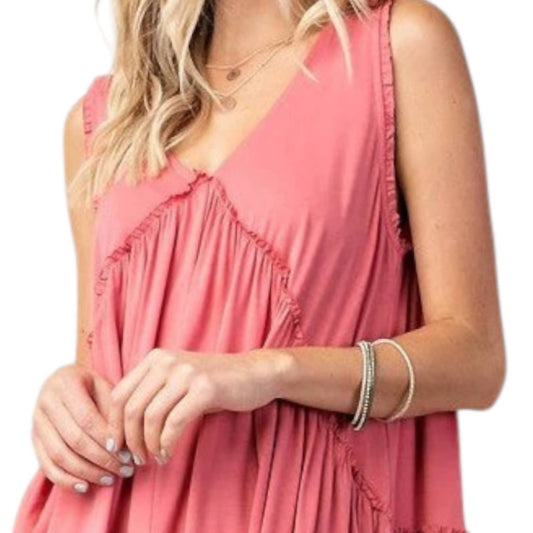 Kori - Frilly Swing Tank Top