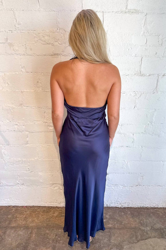 Astr - Morrigan Ruffle Trim Halter Dress