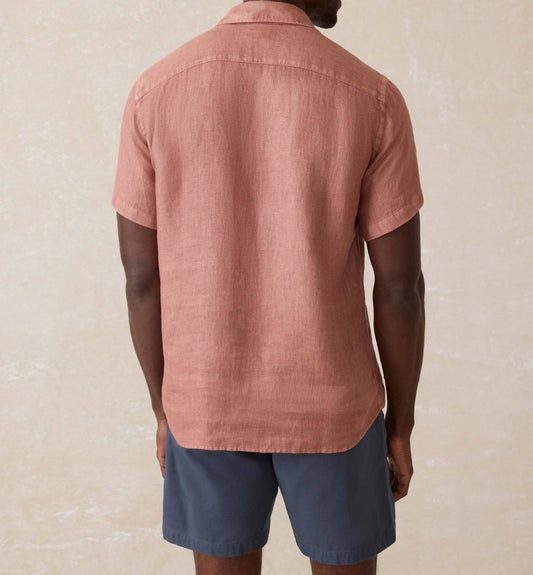 Faherty - Short-sleeve Palma Linen Shirt