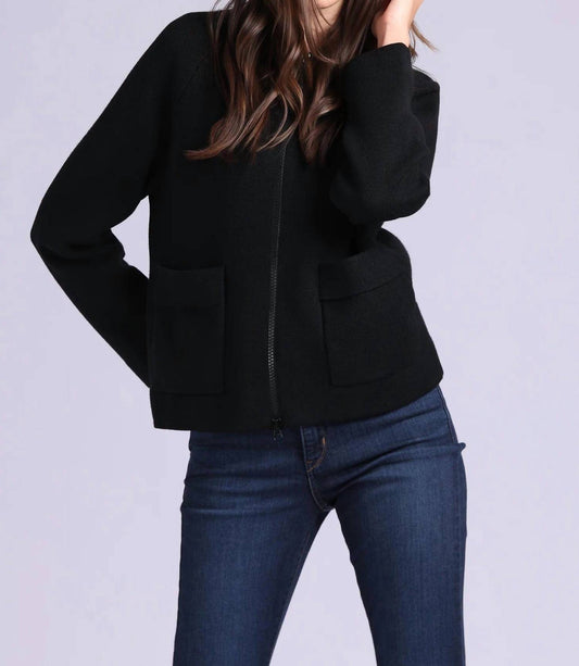 Minnie Rose - Viscose Zip Jacket