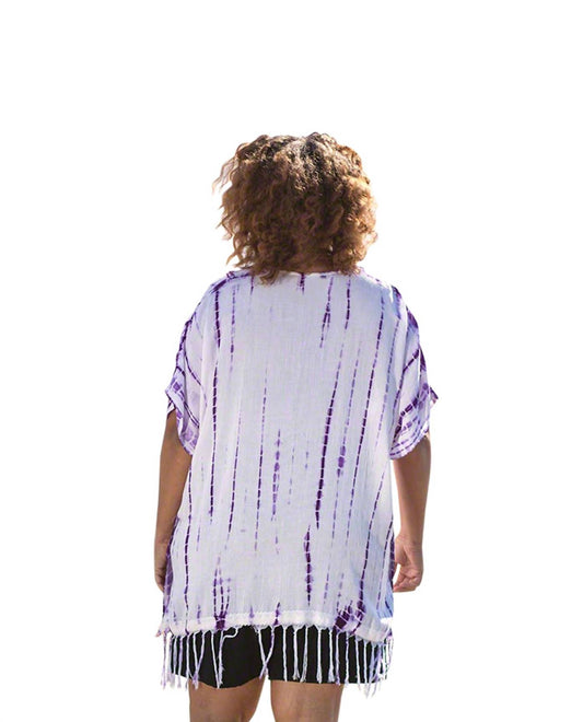 On The Plus Side - Gloria Short Sleeve Cover Up - Plus Size