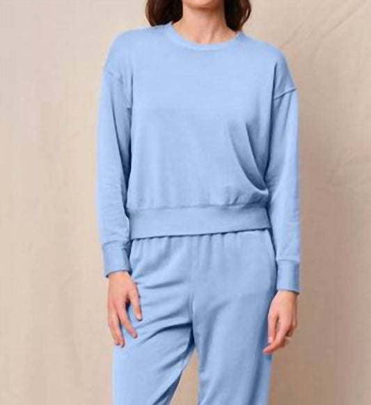 Stateside - Women's Raglan Side Slit Sweatshirt Top