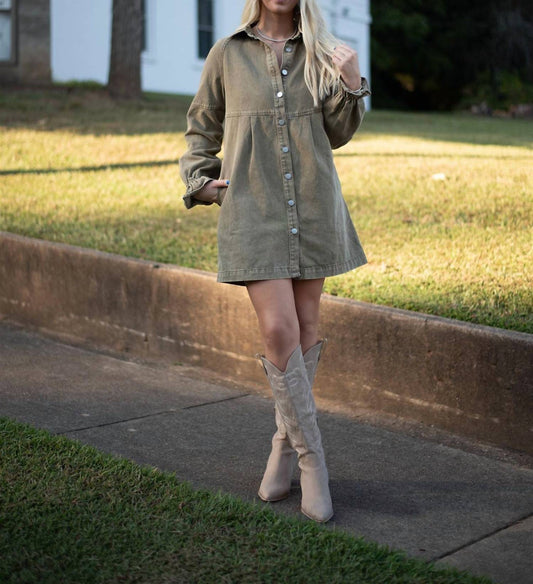 So Me - Boxton Denim Mini Dress