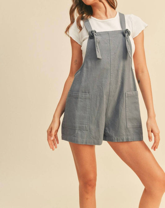 Miou Muse - Late For Class Romper Overalls