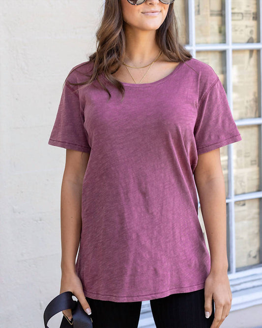 Grace And Lace - Wash And Worn Short Sleeve Tee