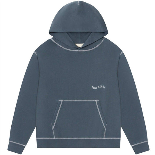 Museum Of Peace & Quiet - Men's Wordmark Reverse Stitched Hoodie