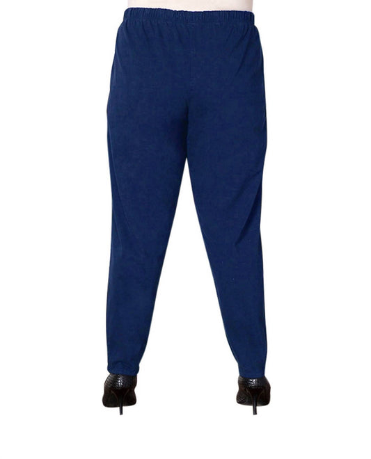 On The Plus Side - Tailored Leg Stretch Cotton Twill Pants - Plus