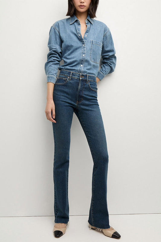 Veronica Beard - Cameron Mid Rise Bootcut Jean