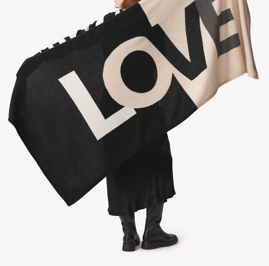 Brodie Cashmere - Love Logo Scarf