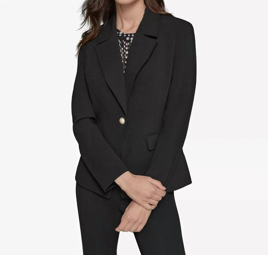 Karl Lagerfeld - Notched-lapel Single-button Blazer