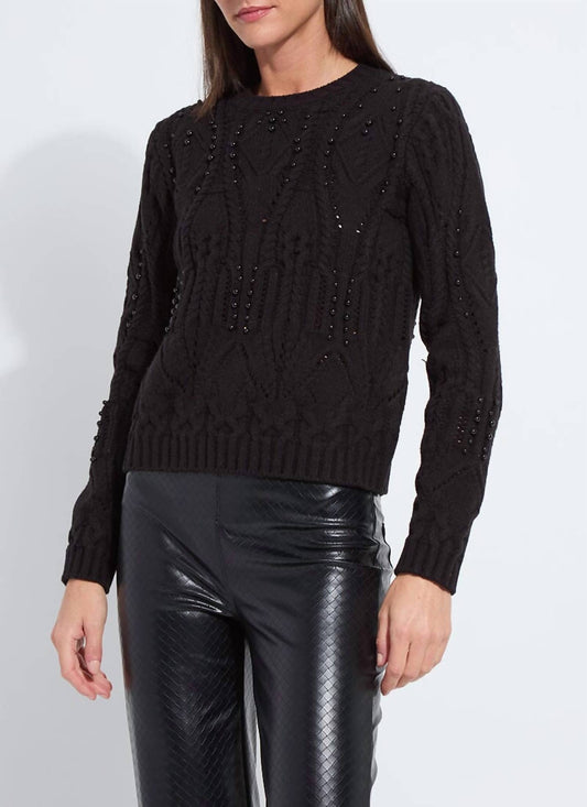 Lysse - Eliza Cozy Embellished Cable Sweater