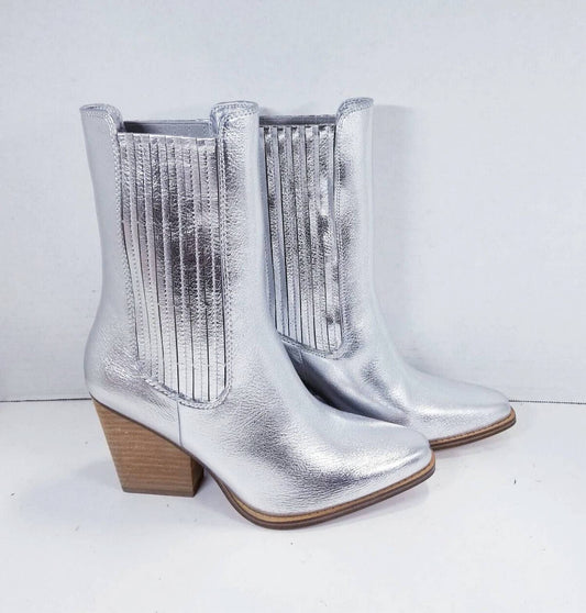 Chinese Laundry - Cali Metallic Block Heel Boots