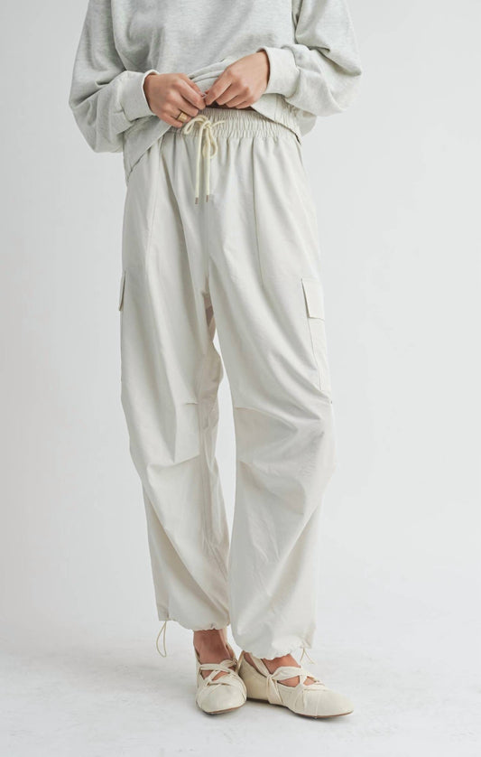 Sadie & Sage - Vita Elastic Waist Cargo Pants