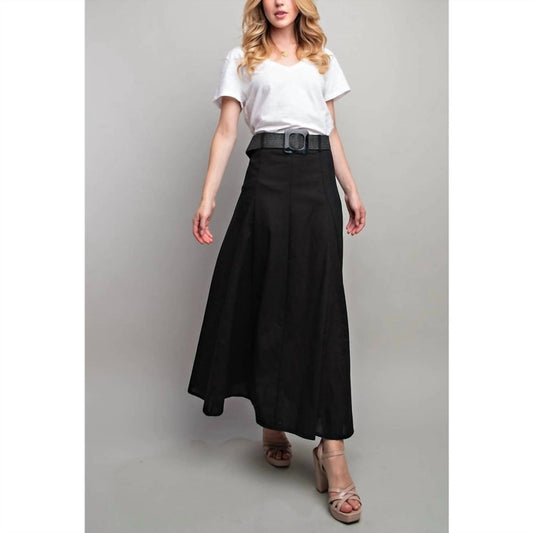 Bns - Linen Maxi Skirt