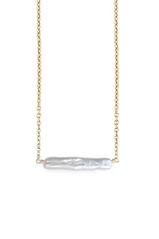 Astor & Orion - Women's Maris Pearl Bar Necklace