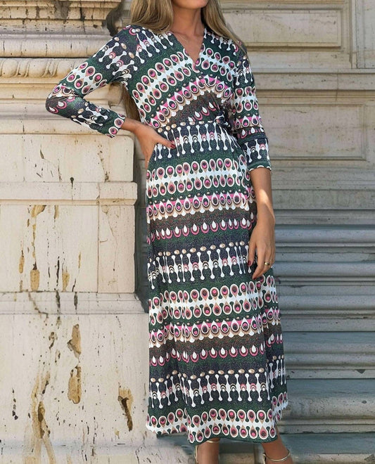 Vilagallo - Amelia Midi Wrap Dress
