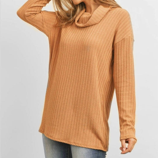 Riah Fashion - High Neck Sweater