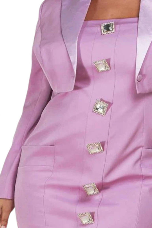 L'Atiste - Two Piece Jacket Dress - Plus