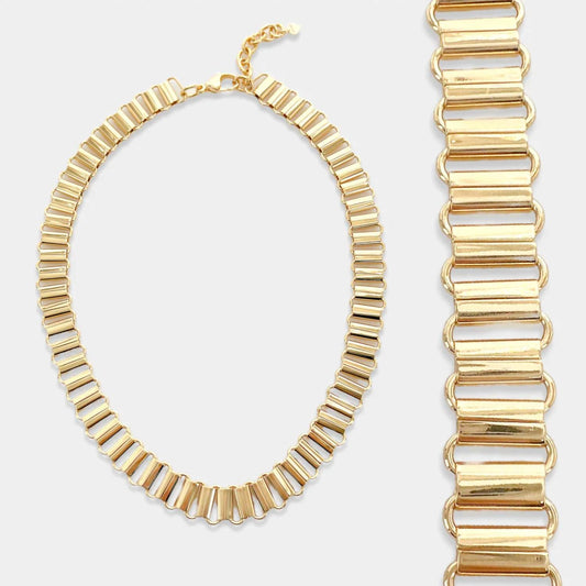 Omg Blings - Women's Watch Band Chain Necklace