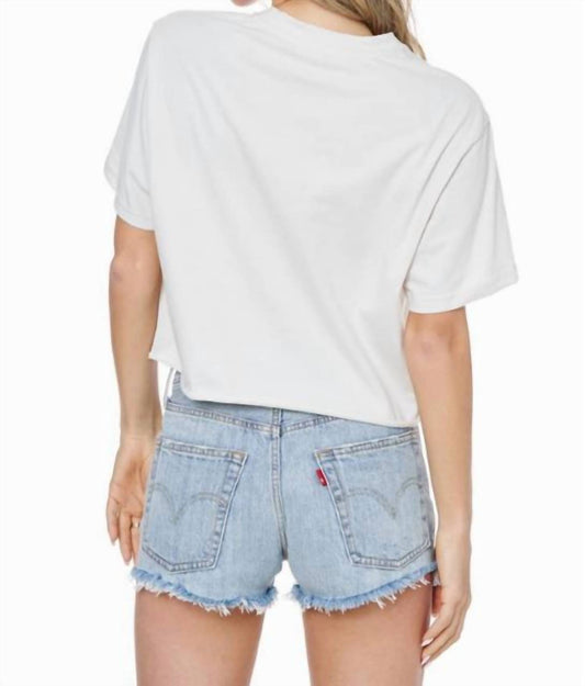 Zutter - Tequila & Cowboys Vintage Graphic Cropped Tee