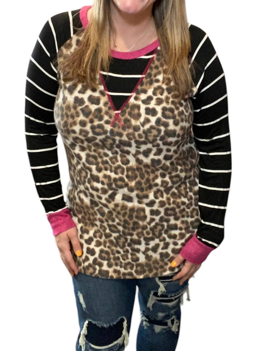 Honeyme - Leopard Long Sleeve Tee