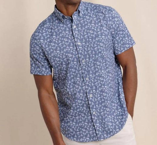 Southern Tide - Sail Away brrr°® Intercoastal Short Sleeve Sport Shirt