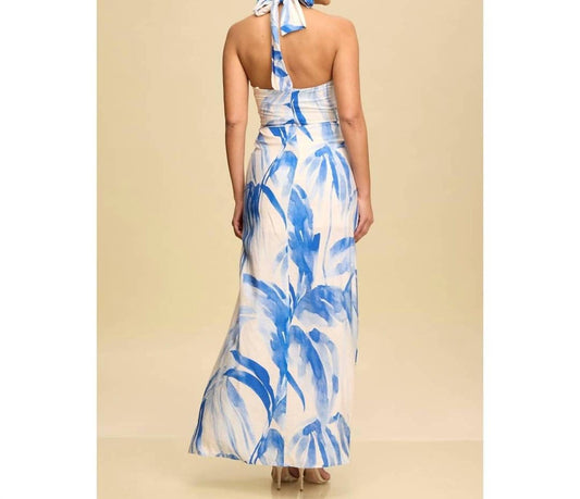 Luxxel - Mykonos Halter Maxi Dress