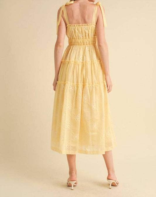 &Merci - Eyelet Midi Dress