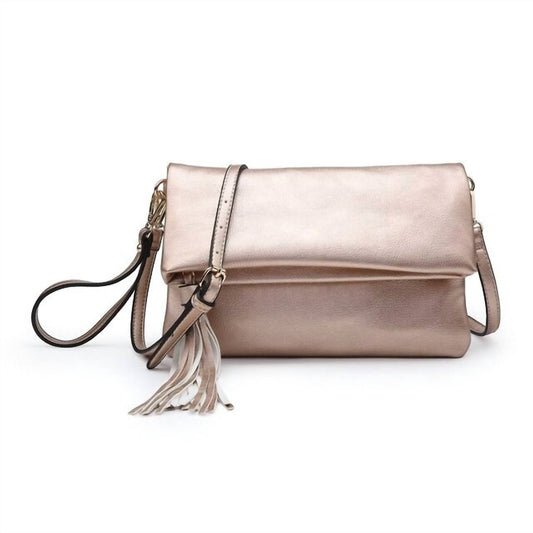 Jen & Co. - Austin Flapover Tassel Crossbody/Clutch