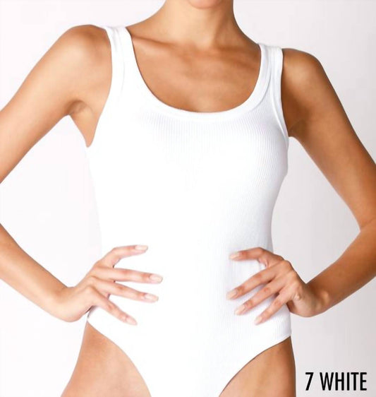 Ribbed Scoop Bodysuit