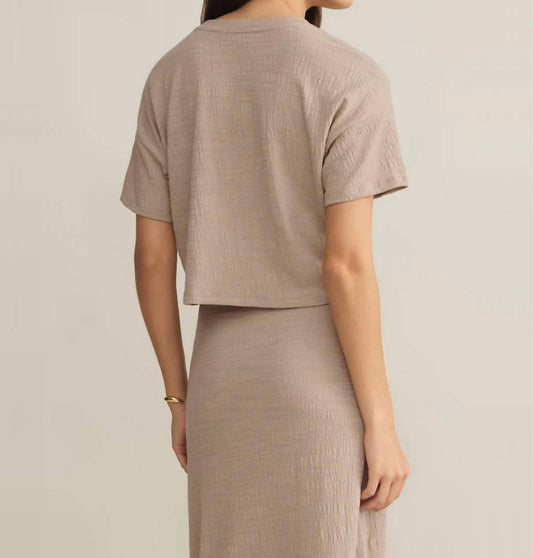 Z Supply - Sway Textured Cropped Tee